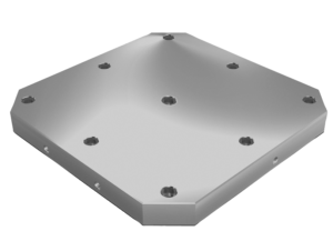 Subplates, grey cast iron with pre-machined clamping faces