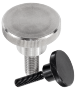 Knurled screws high form steel and stainless steel, DIN 464 Knurled screws high form steel and stainless steel, DIN 464