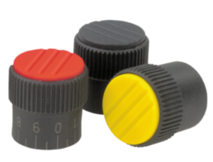 Knurled knobs Knurled knobs