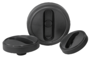 Handwheels, plastic - inch Handwheels, plastic - inch