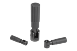 Plastic cylindrical grips, fold-away - inch Plastic cylindrical grips, fold-away - inch