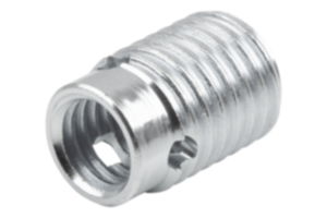 Threaded insert, steel, self-tapping, type B Threaded insert, steel, self-tapping, type B