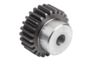 Spur gears steel, module 2 toothing hardened, straight teeth, engagement angle 20°