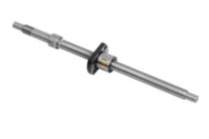 Miniature ball screw linear actuators ground, with flange nut