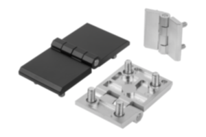 Hinges die-cast zinc with fastening screws