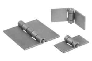 Hinges steel or stainless steel  weldable