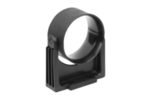 Swivel arms with low-friction guide Swivel arms with low-friction guide