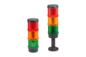 Signal towers, LED green, yellow, red, Ø70 mm complete unit Signal towers, LED green, yellow, red, Ø70 mm complete unit