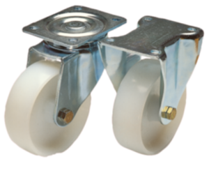 Swivel and fixed castors  heavy-duty version