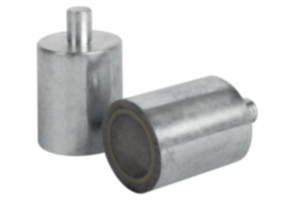 Magnets deep pot with pin AlNiCo