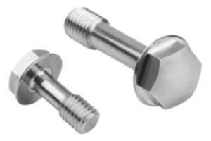 Hexagon head bolts with narrow shaft  in Hygienic DESIGN